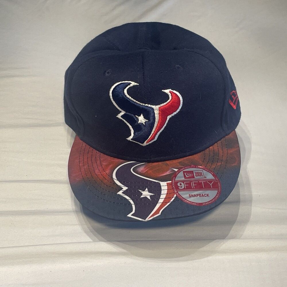 Houston Texans New Era Classic 9FIFTY Snapback Hat Cap Navy